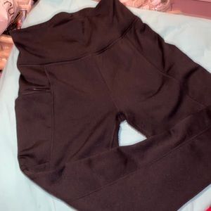 Fleece avalanche leggings with pockets